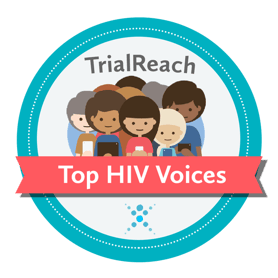 TOP HIV Voices badge