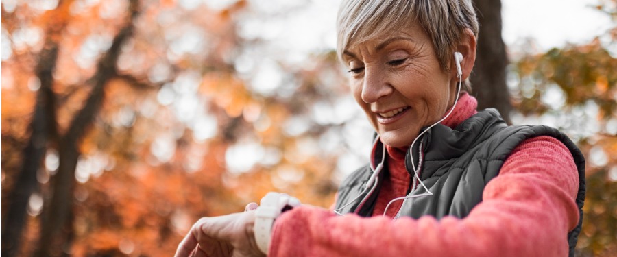 Woman exercising for American Heart Month