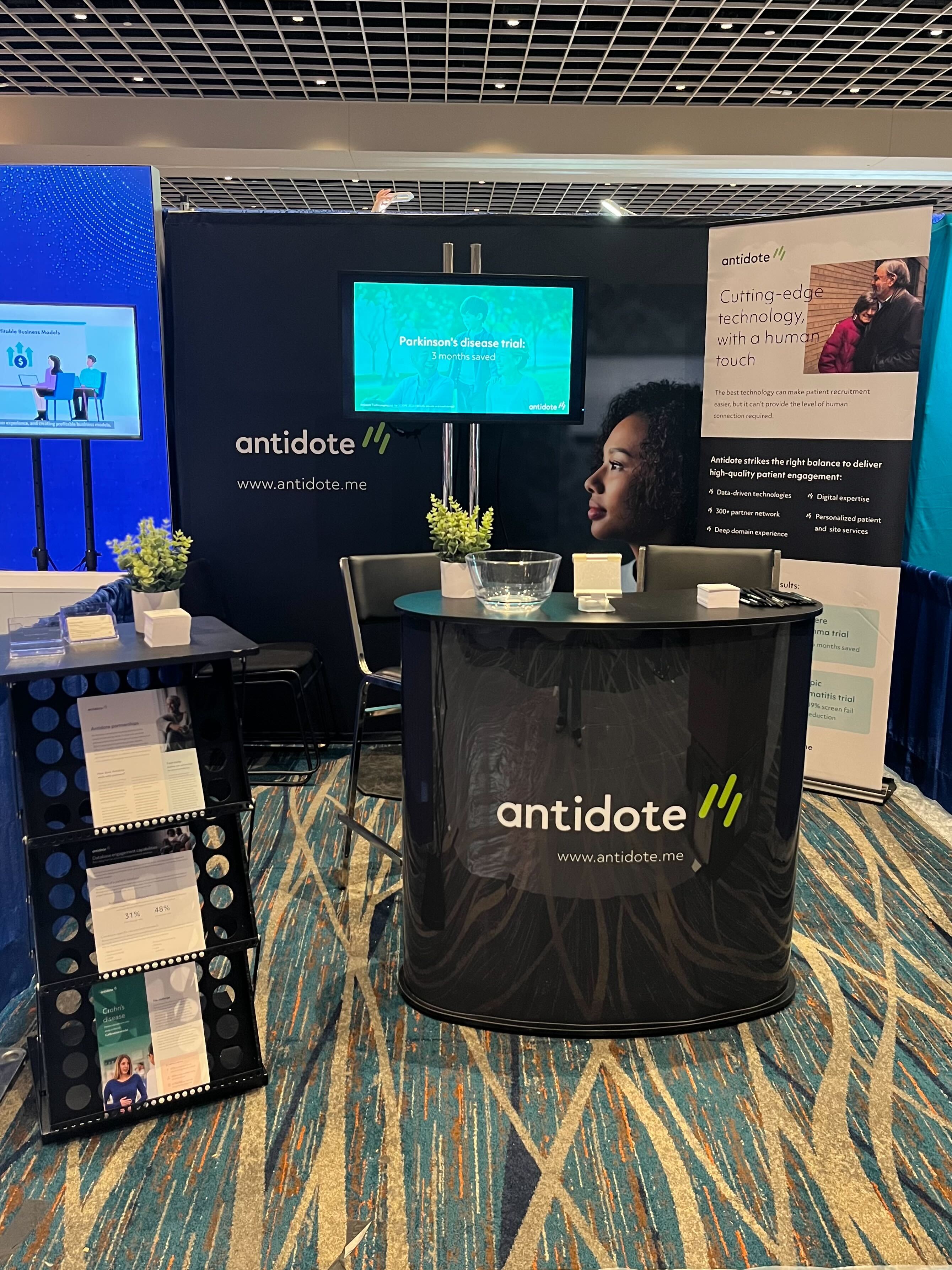 Antidote's booth at SCOPE 2023
