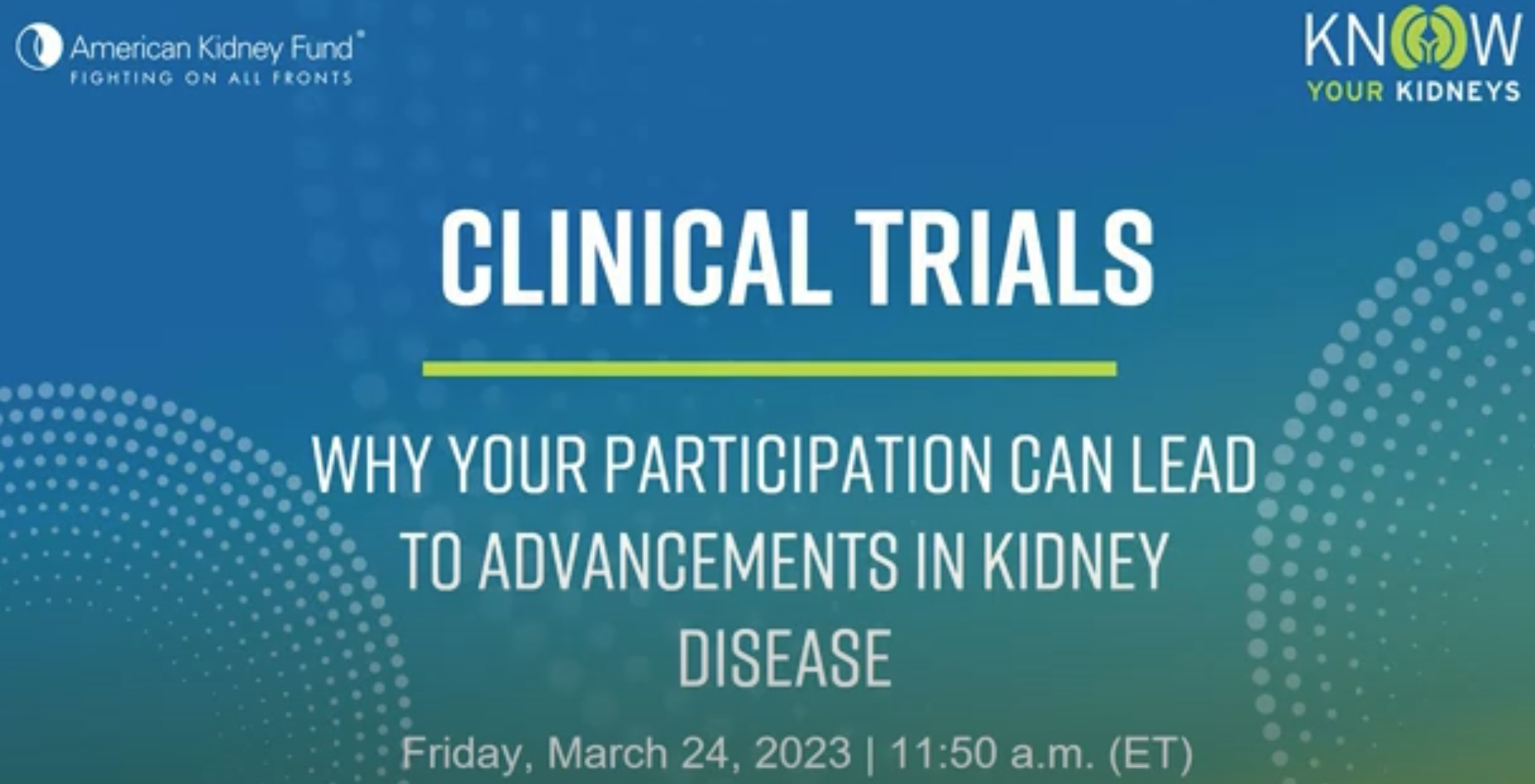 Webinar recap: Kidney Action Week webinar featuring Antidote’s Rich Towne, PharmD